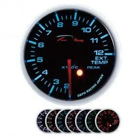 Přídavný budík DEPO SKPK 60 mm - Výfuková teplota Pouze Dnes